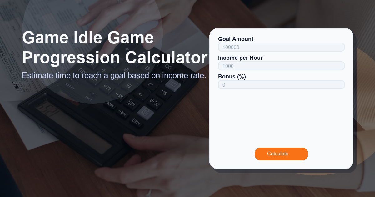 Estimate time to reach a goal based on income rate.
