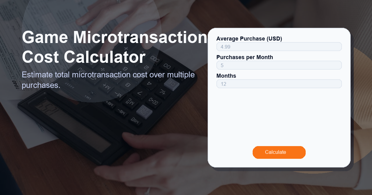 Estimate total microtransaction cost over multiple purchases.
