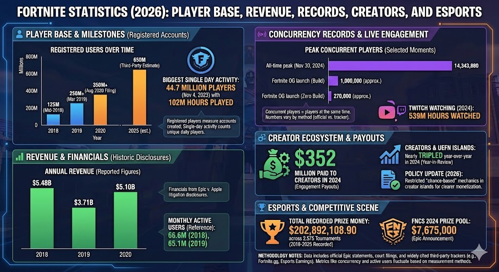 fortnite statistics