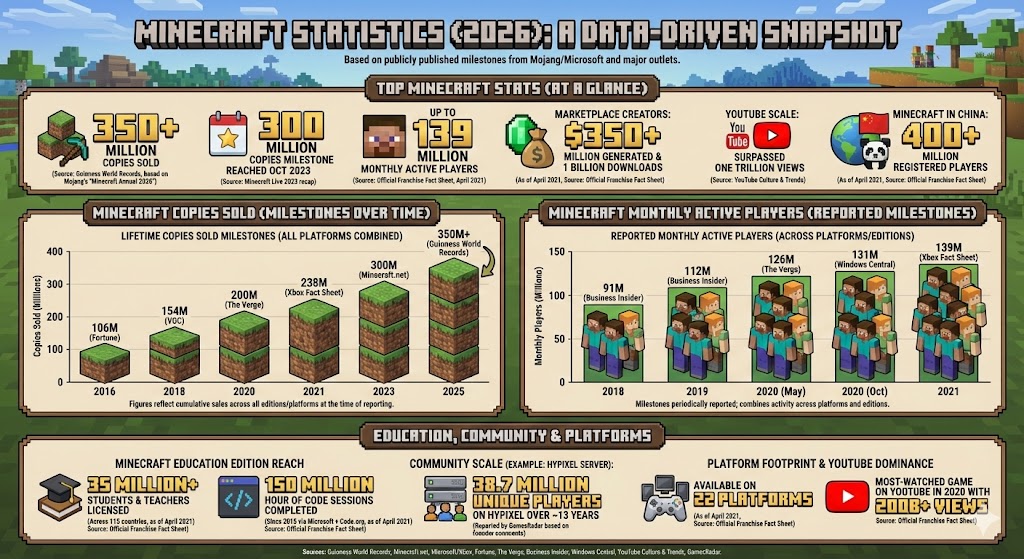 minecraft statistics