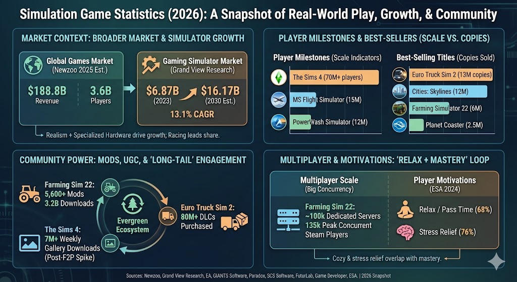 simulation game statistics