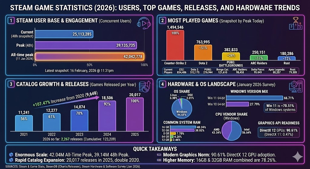 steam game statistics