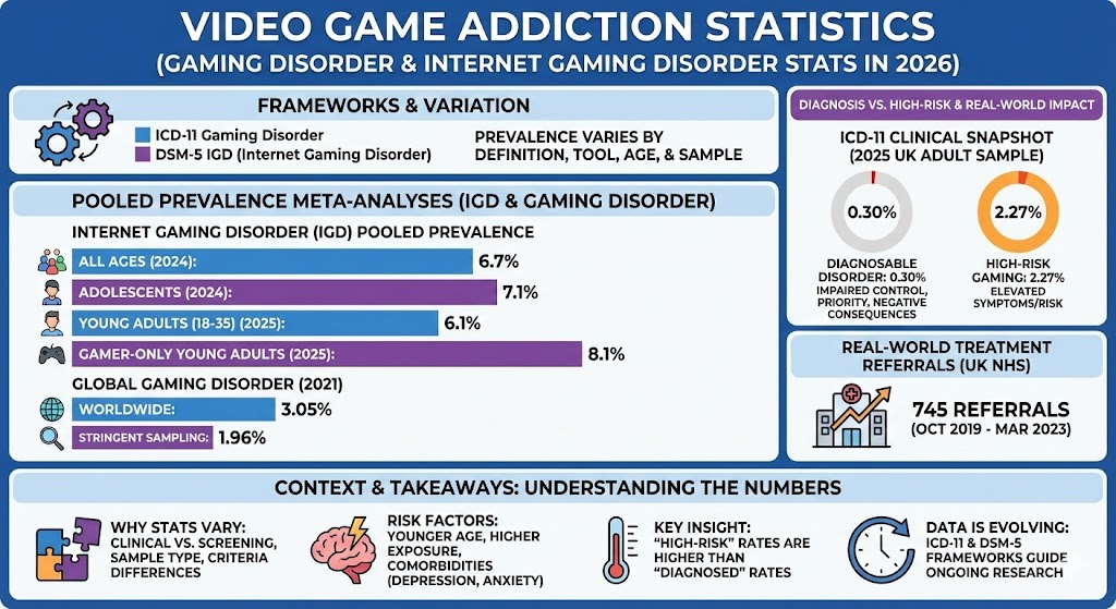video game addiction statistics